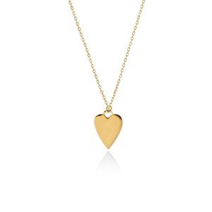 NWT Kimberly Heart Necklace // 10kt Solid Gold